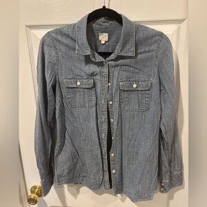 J. Crew Blue Denim Shirt